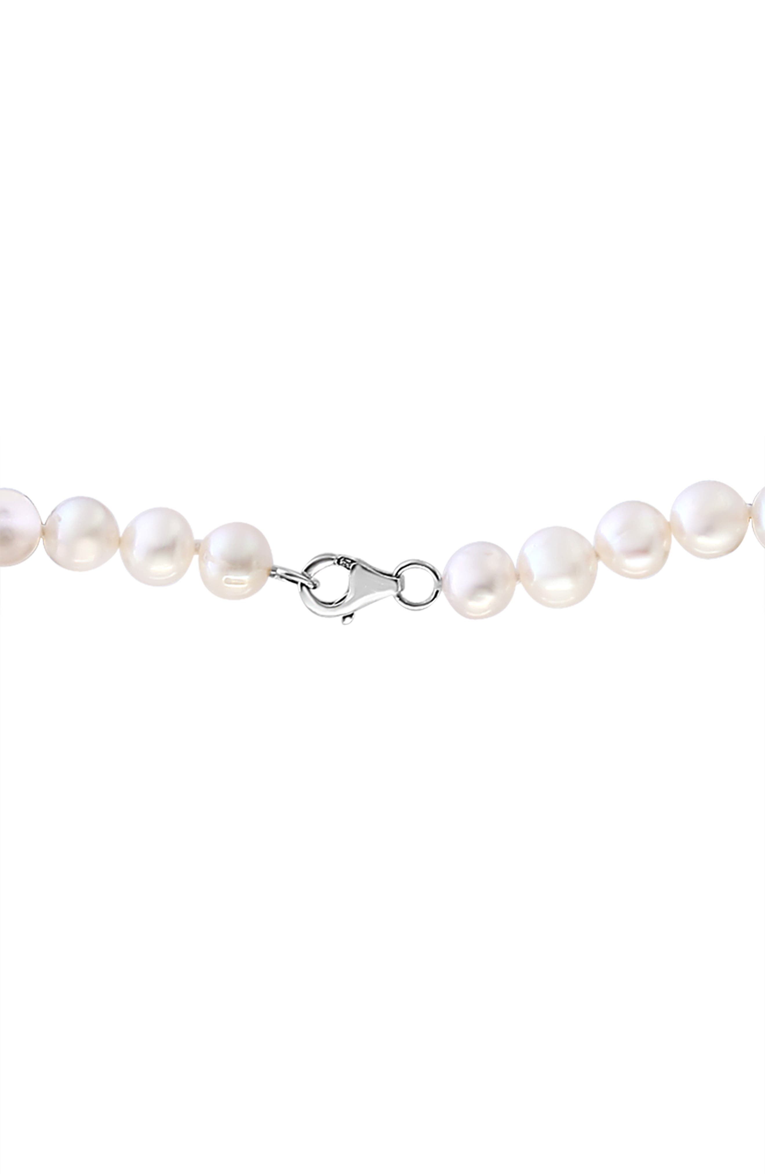 EFFY Sterling Silver 7–8mm Freshwater Pearl Necklace