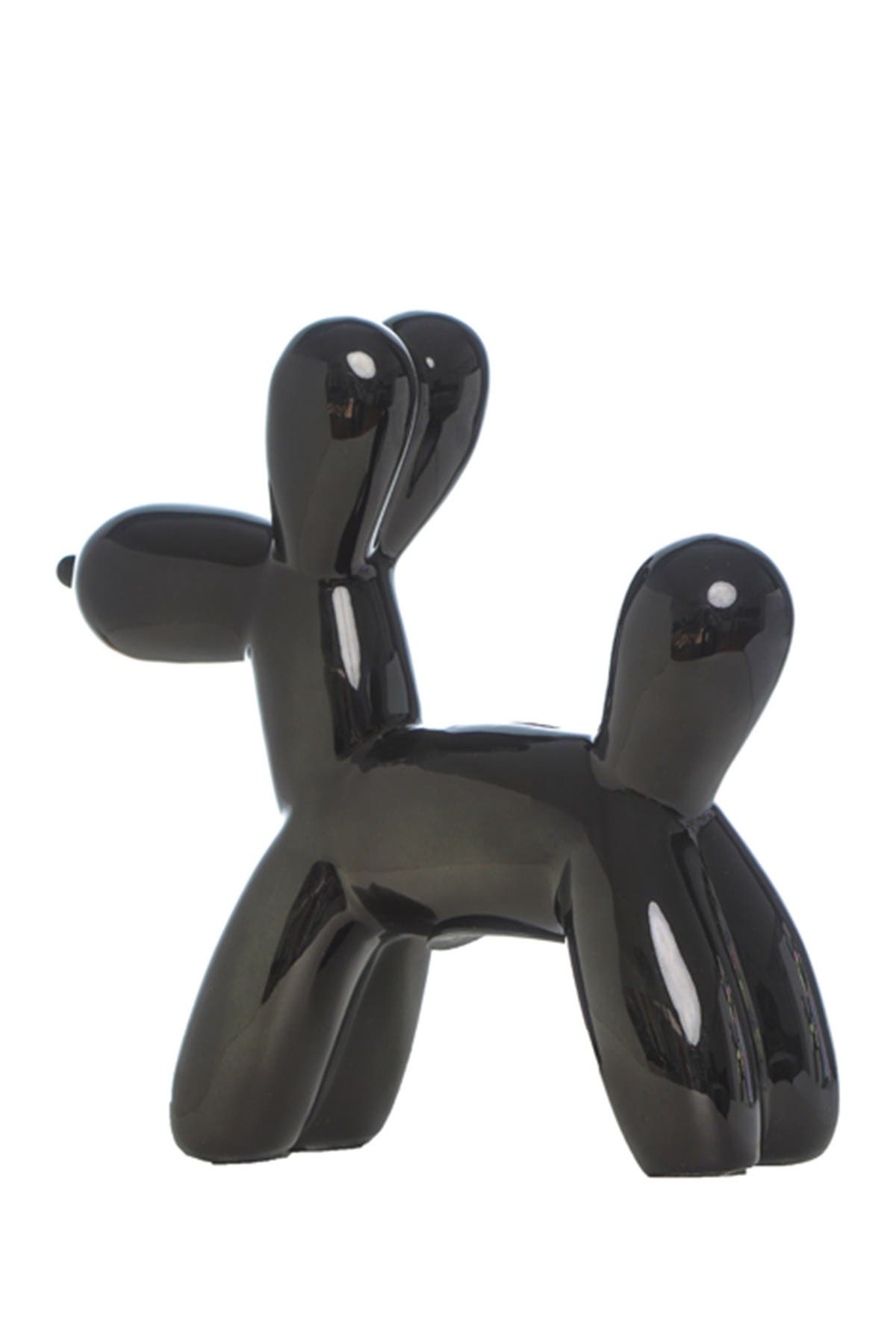 INTERIOR ILLUSIONS Plus Black Balloon Dog Bank