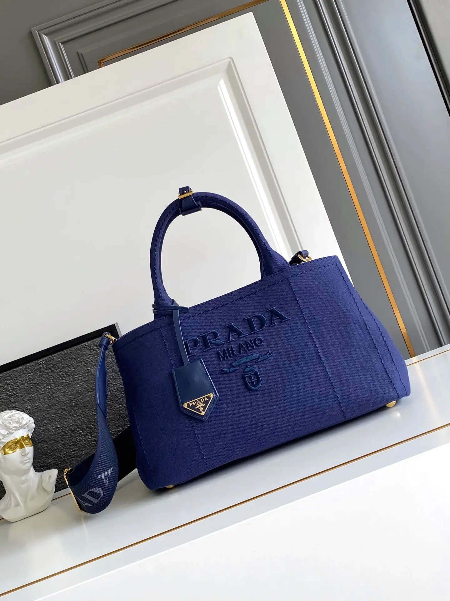Prada Canvas and Leather Tote Bag product photo from LabelPicks