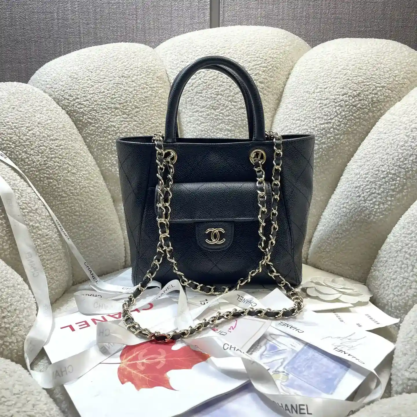 Chanel Quilted Leather Tote Bag product photo from LabelPicks