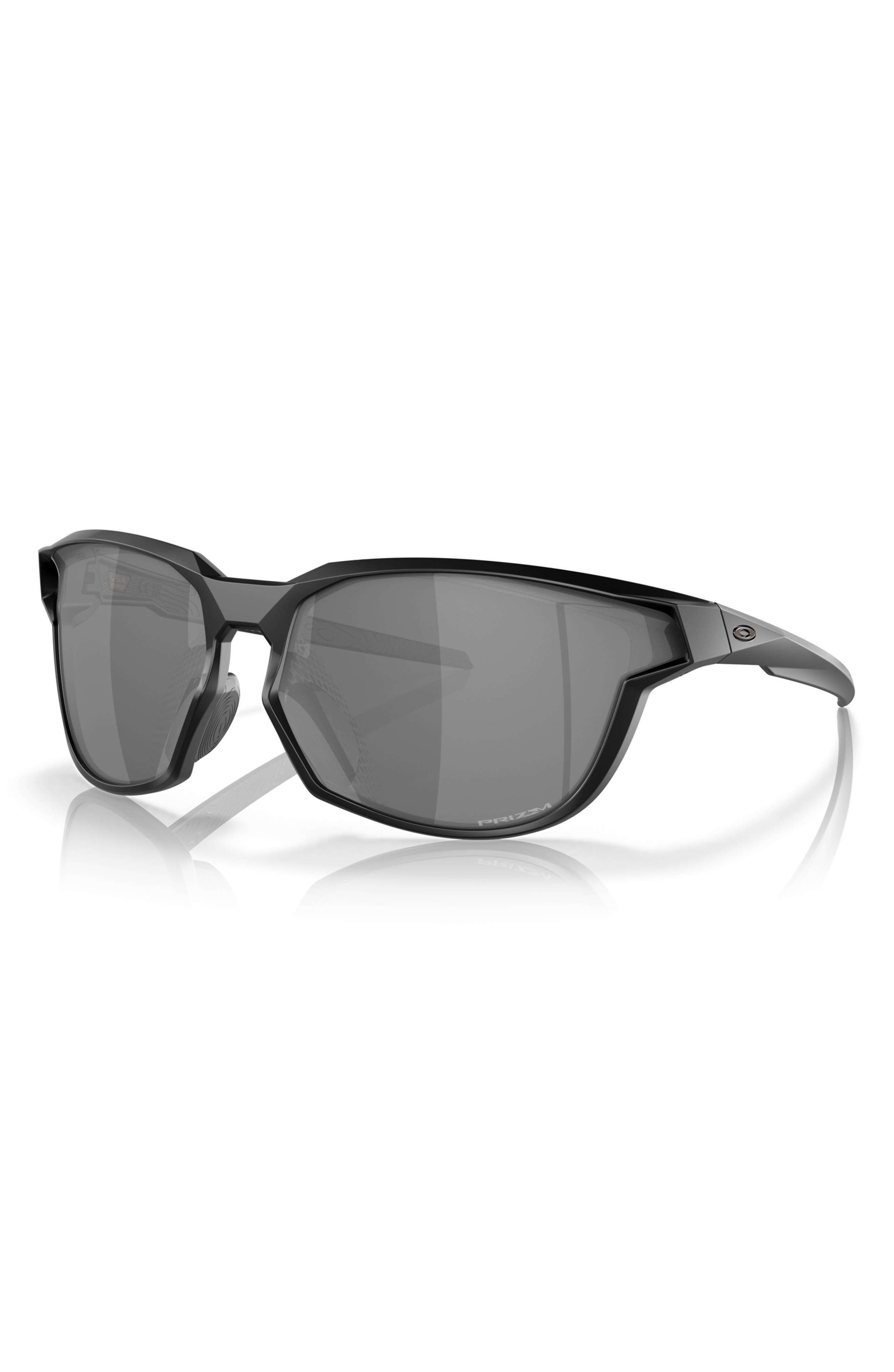 Oakley 73mm Prizm™ Polarized Oversize Wraparound Sunglasses