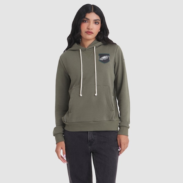 Philadelphia Eagles Nike Women's 2025 Salute to Service Sideline Standard Issue Dri-FIT Hoodie - Olive