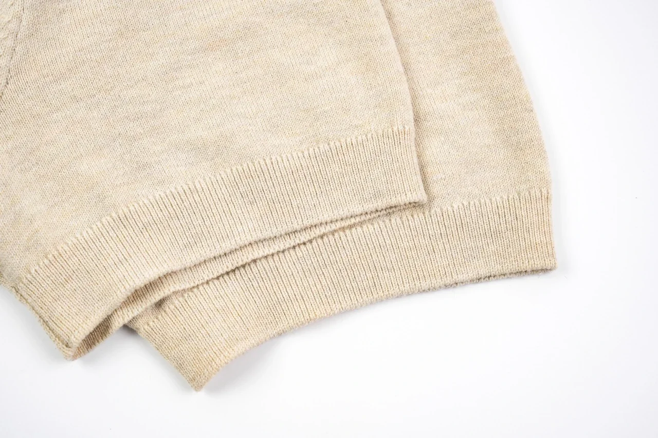 Ralph Lauren Beige Pony Embroidered Plain Knit Polo Shirt product photo from LabelPicks