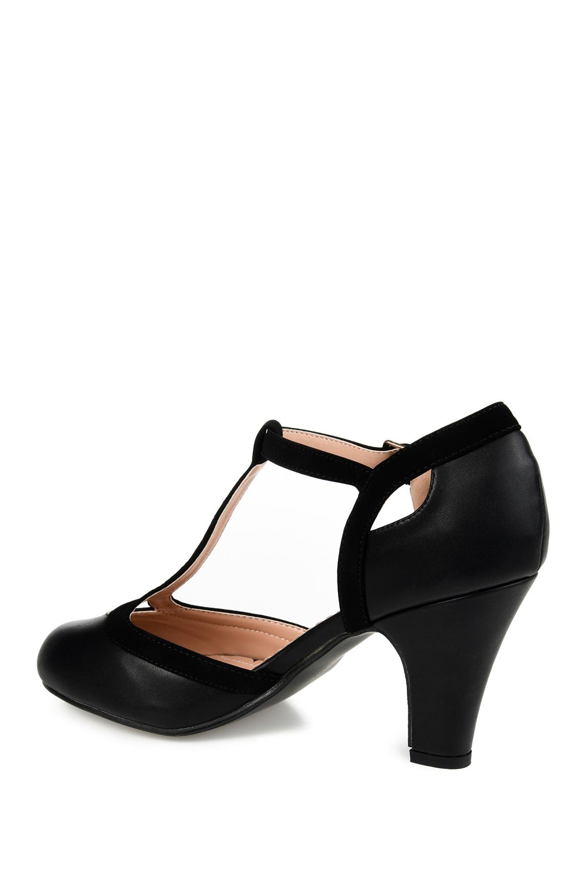 Journee Collection JOURNEE Olina T-Strap Pump - Wide Width