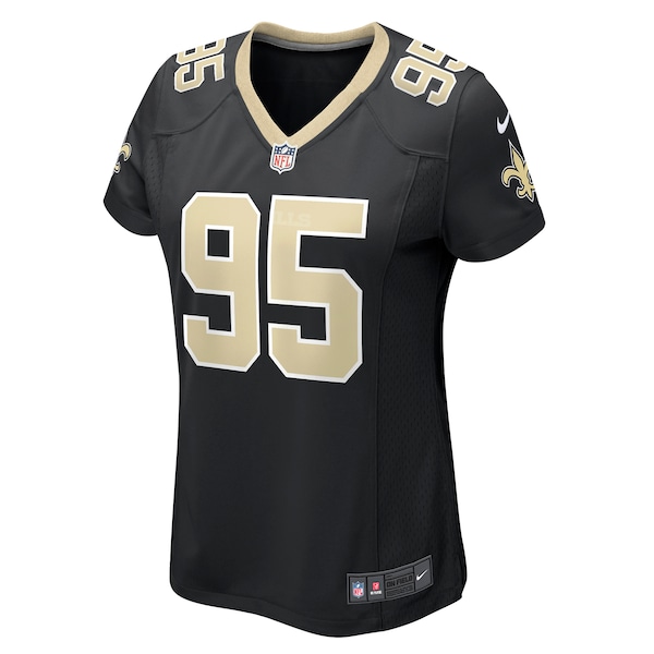 Albert Huggins New Orleans Saints Nike Women's Player Game Jersey - Black