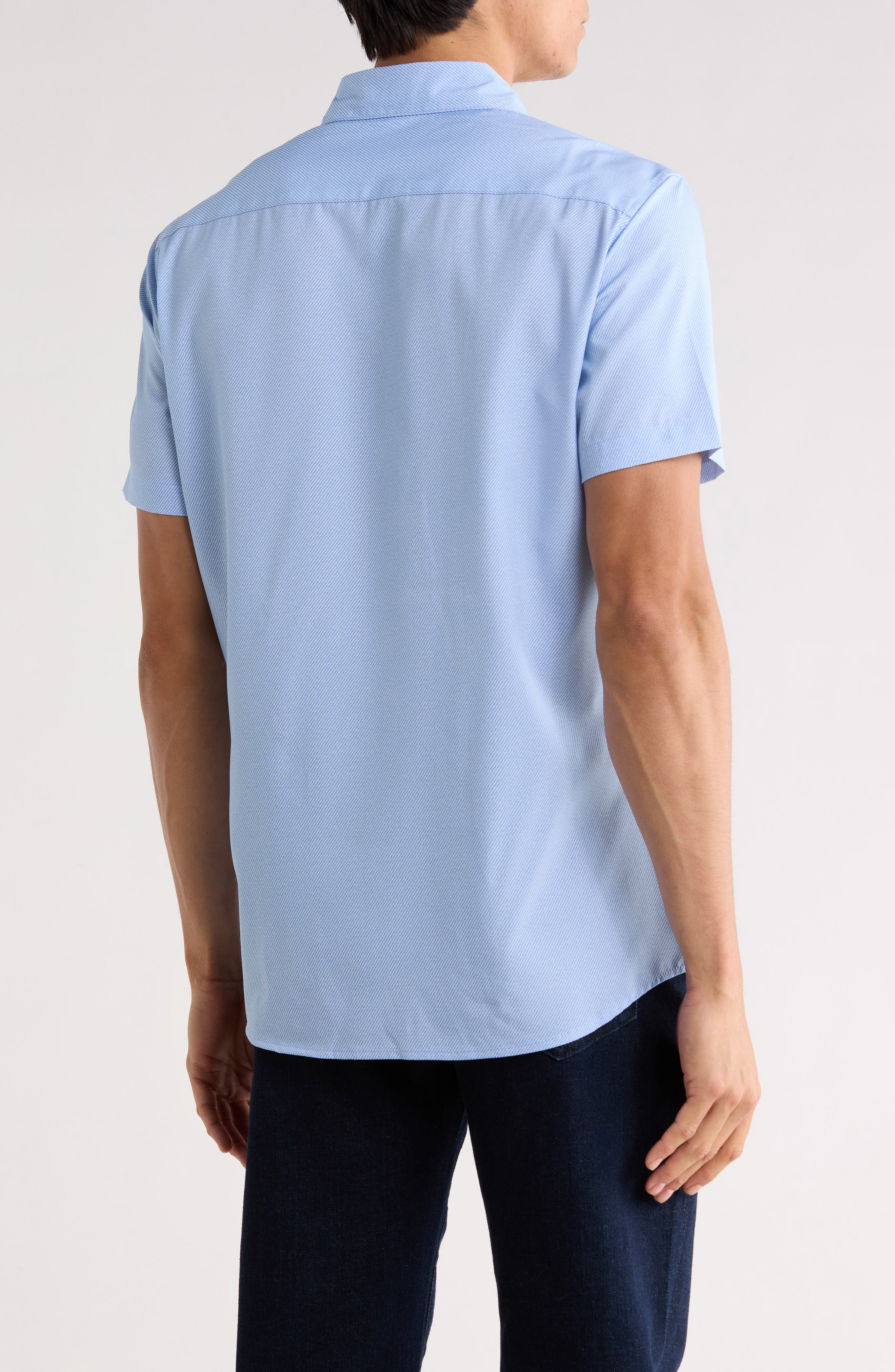 DKNY SPORTSWEAR Olin Short Sleeve Button-Up Shirt