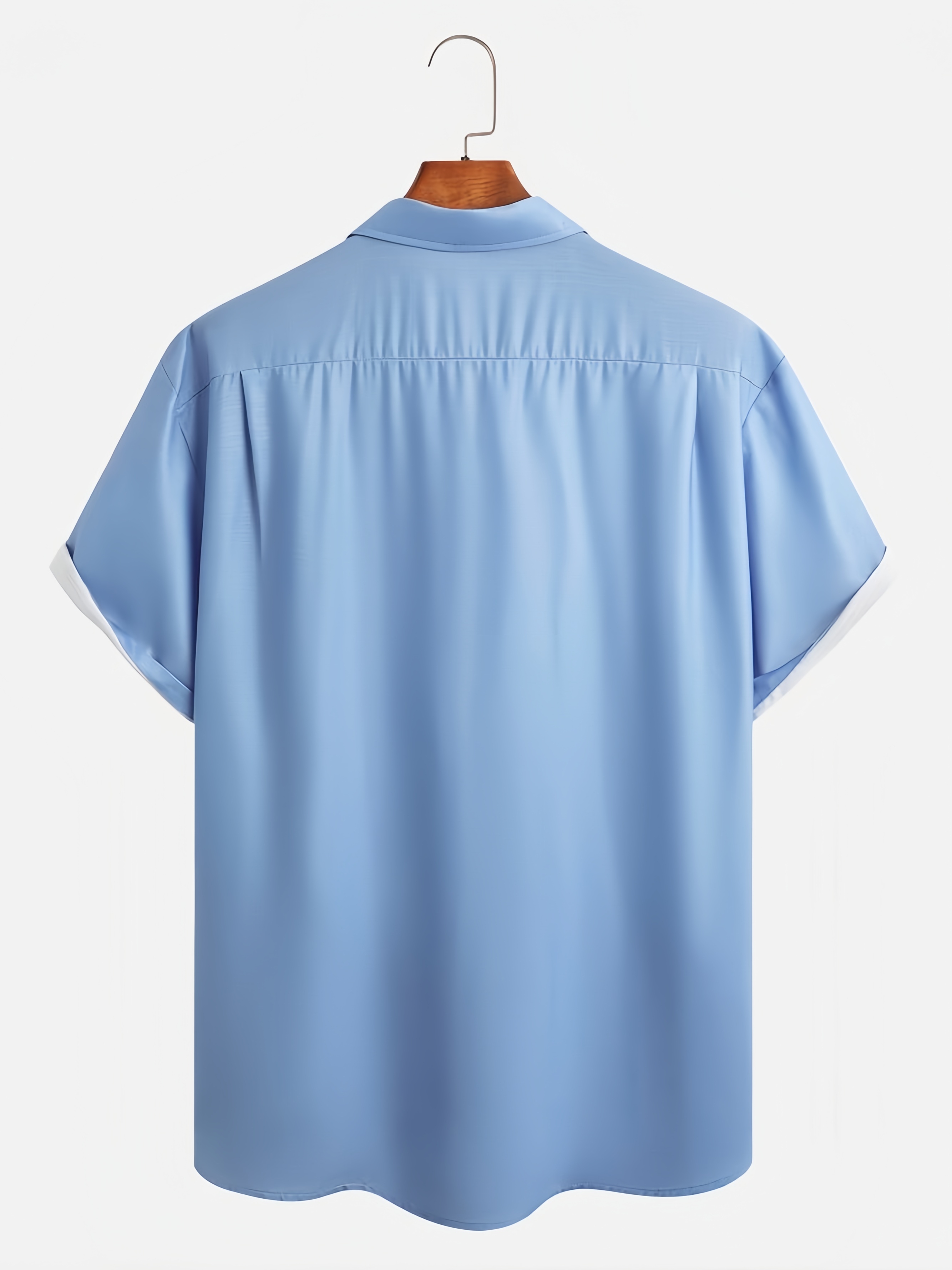 Stripe Plant Flower Short Sleeve Hawaiian Shirt