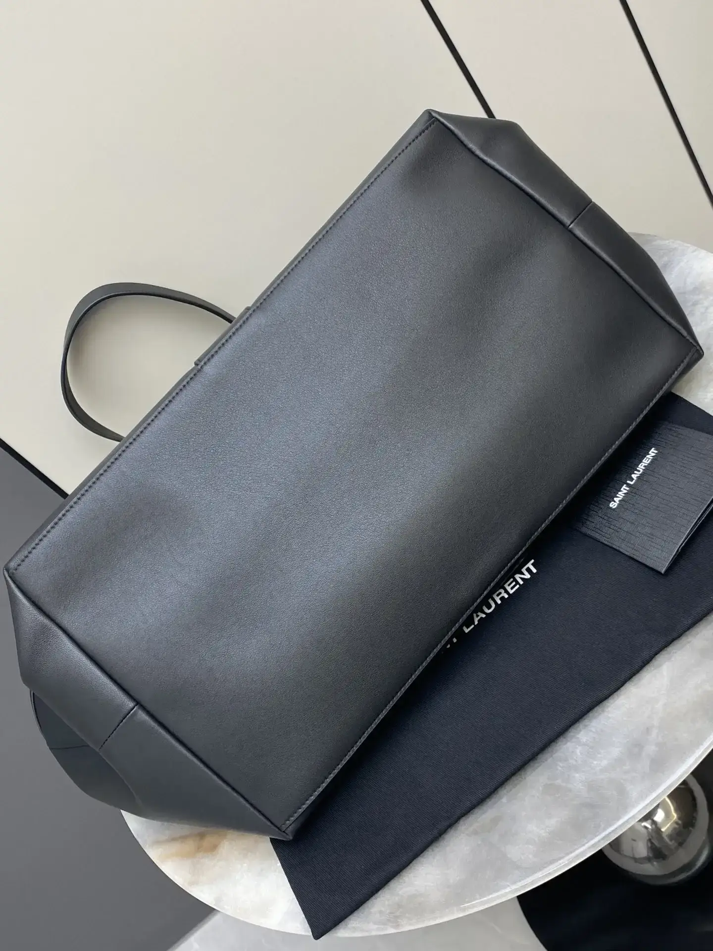 Saint Laurent Grained Leather Tote Bag product photo from LabelPicks