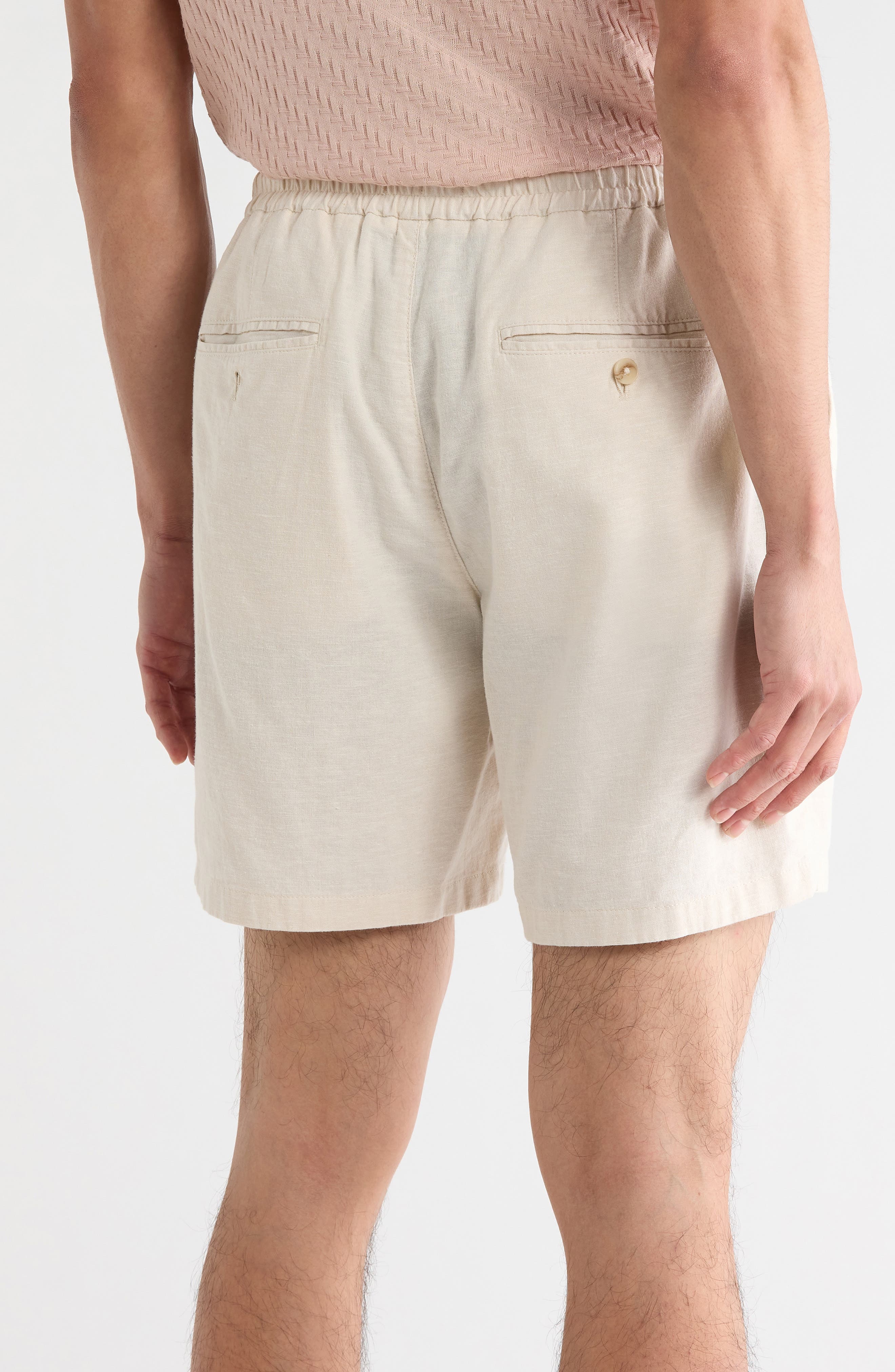 Nordstrom 7-Inch Linen Blend Shorts