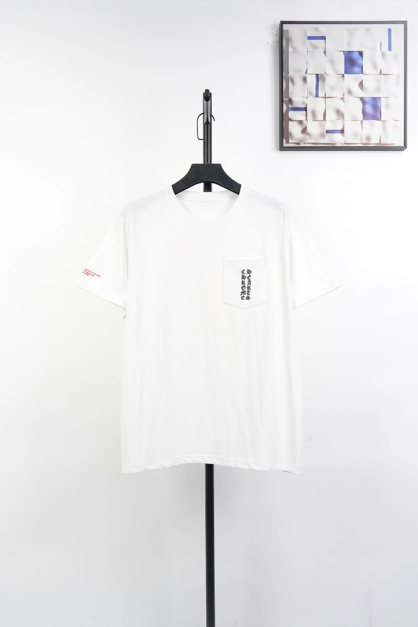 Chrome Hearts White Vertical Sanskrit Cross T-Shirt product photo from LabelPicks
