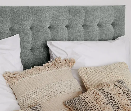 Scapa Boxspringbett, ca. 160 x 200 cm, light grey
