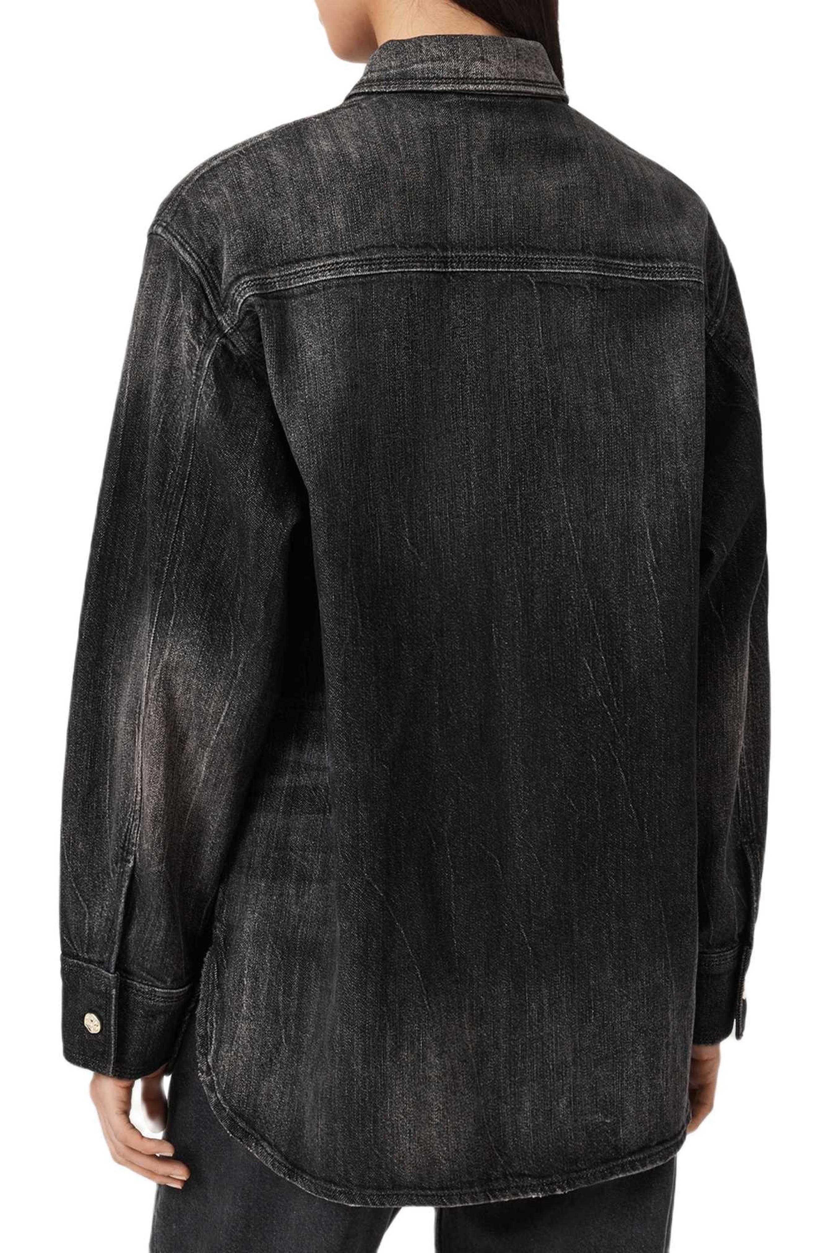 AllSaints Bryn Denim Button-Up Shirt