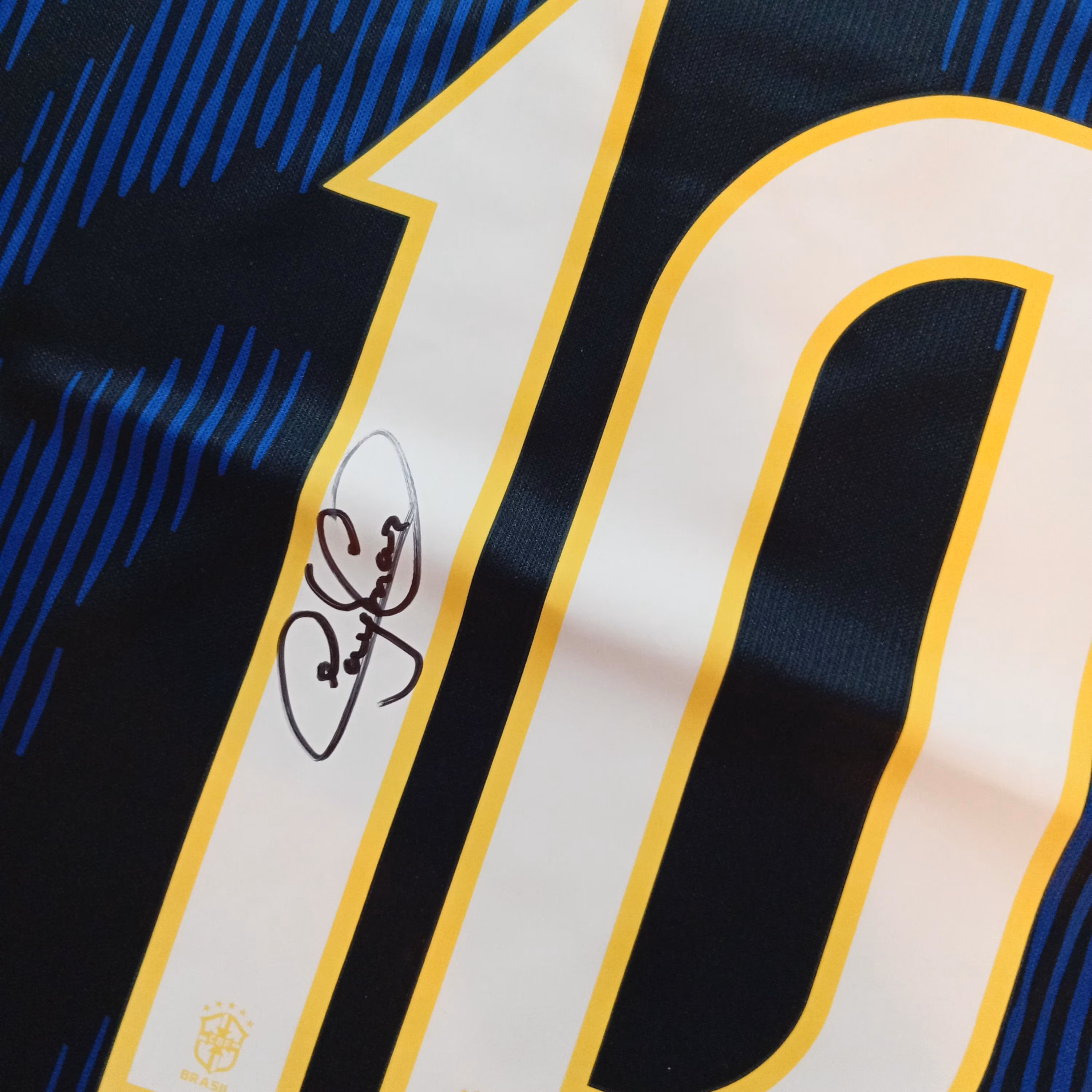 Neymar Jr. Signed Autographed Brazil Jersey with COA