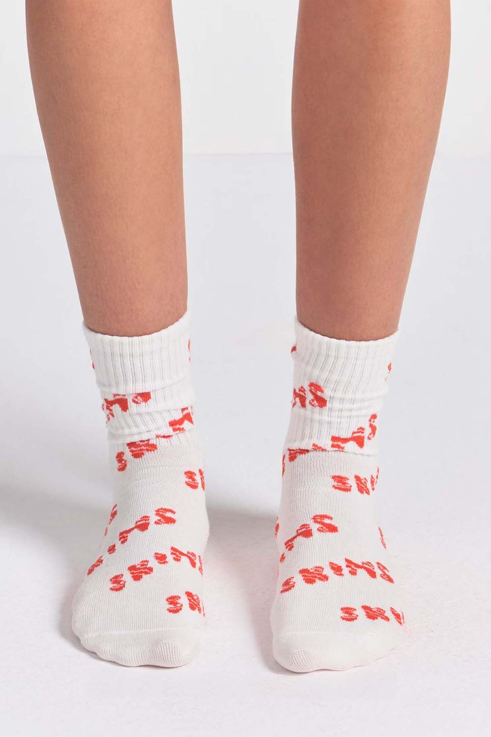 SKIMS RIBBED CREW SOCK 3-PACK