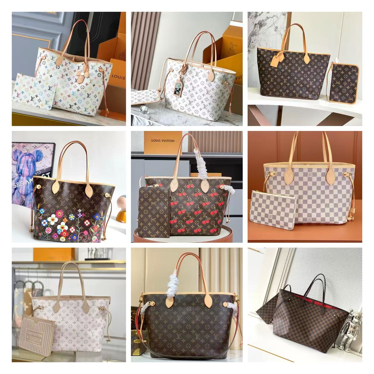 LOUIS VUITTON NEVERFULL 31/29CM/Medium/Small