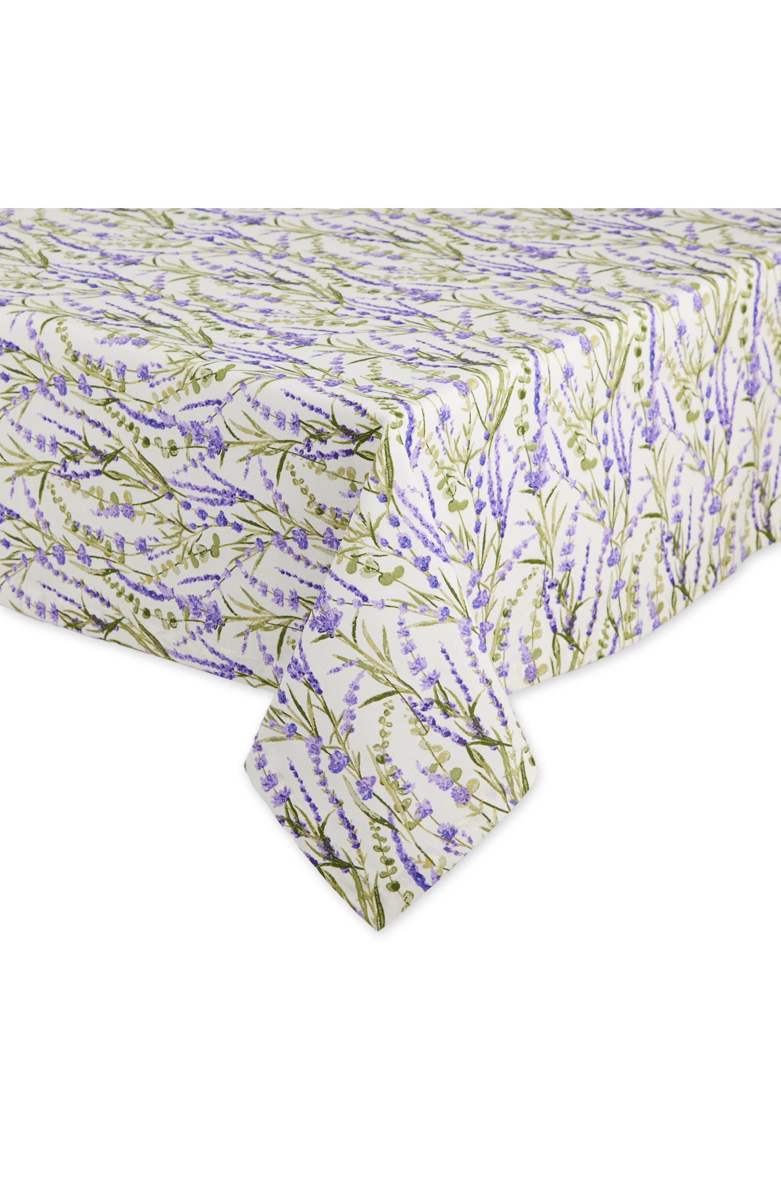 Design Imports Lavender Fields Tablecloth