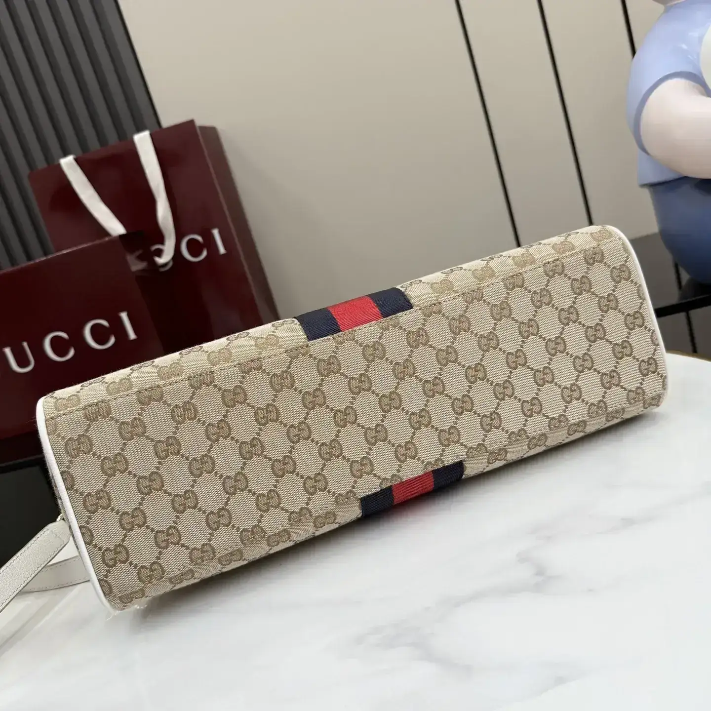 Gucci White Quilted Leather Top Handle Bag product photo from LabelPicks
