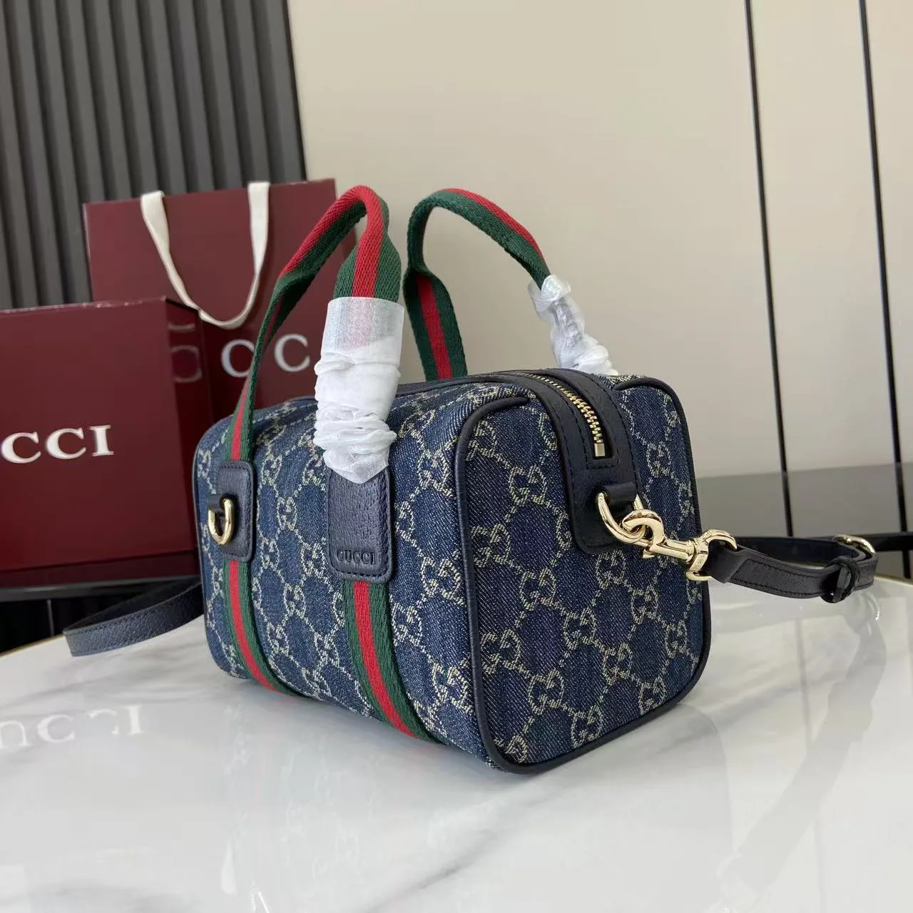 Gucci Denim Top Handle Bag product photo from LabelPicks