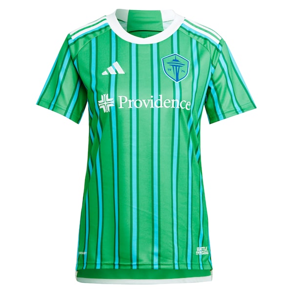 Pedro de la Vega Seattle Sounders FC adidas Women's 2024 The Anniversary Kit Replica Player Jersey – Green