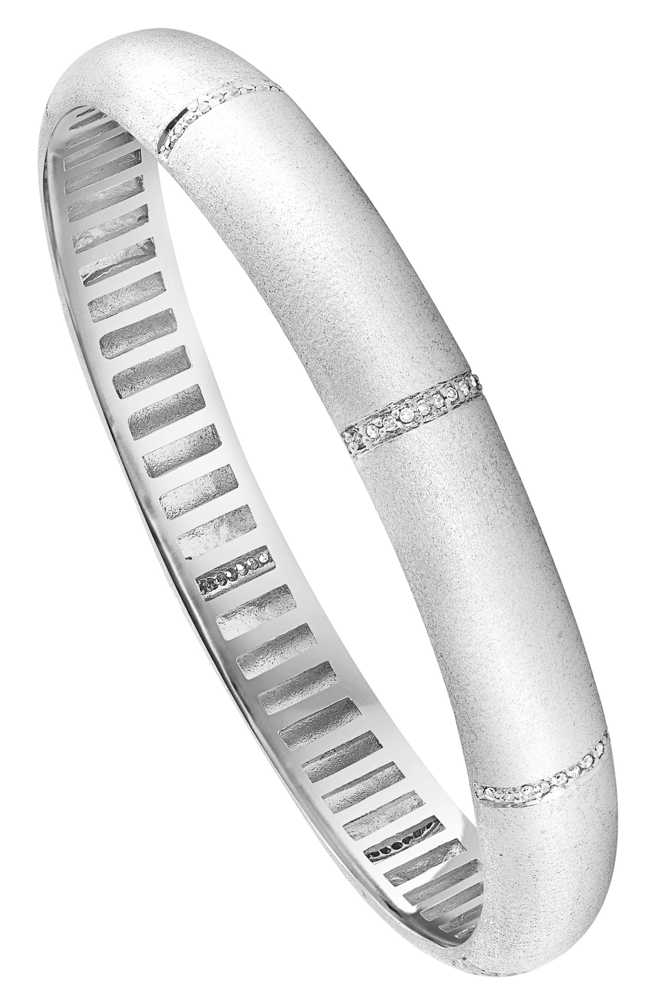 EFFY Sterling Silver Diamond Bangle Bracelet - 0.29ct.