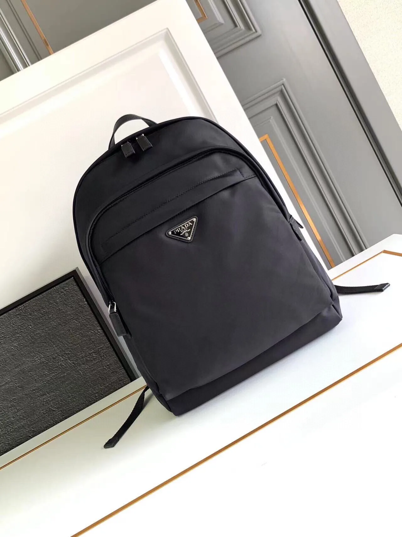 Prada Grained Leather Backpack product photo from LabelPicks