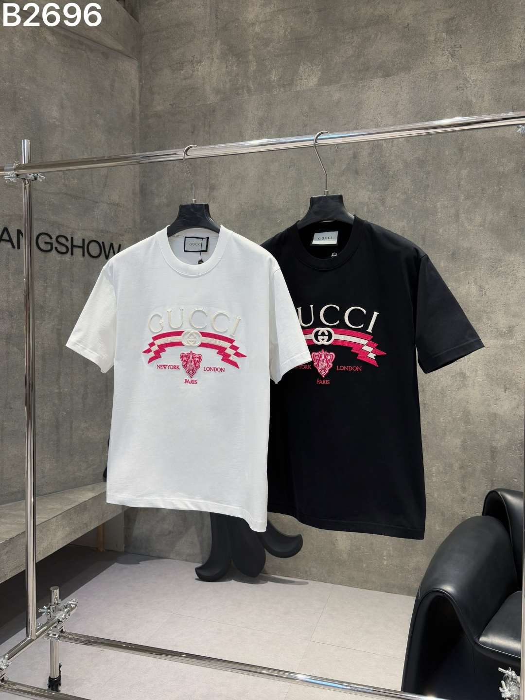 0529 Classic letter prints t-shirt