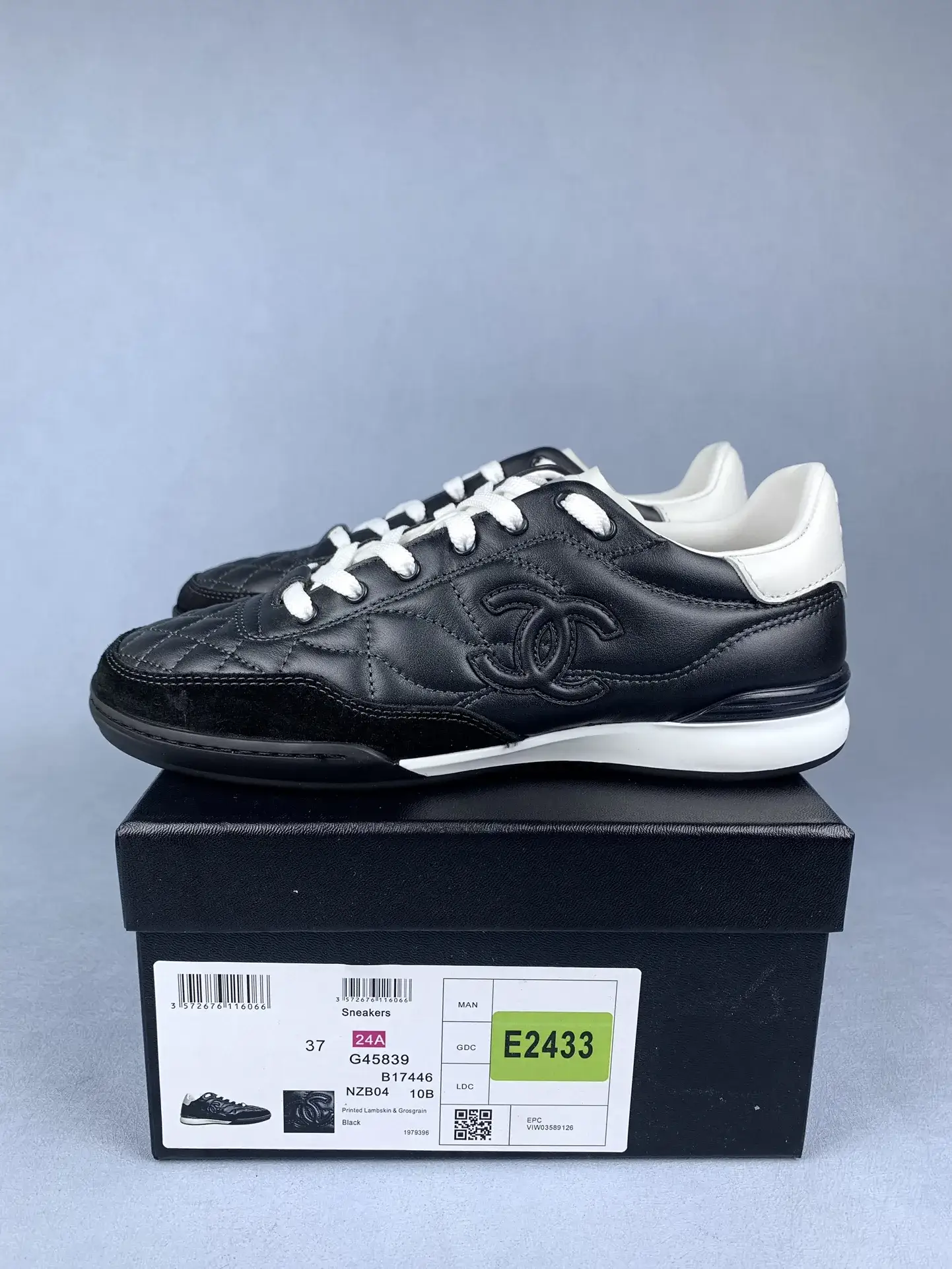 CHANEL Sneakers Printed Lambskin & Grosgrain product photo from LabelPicks