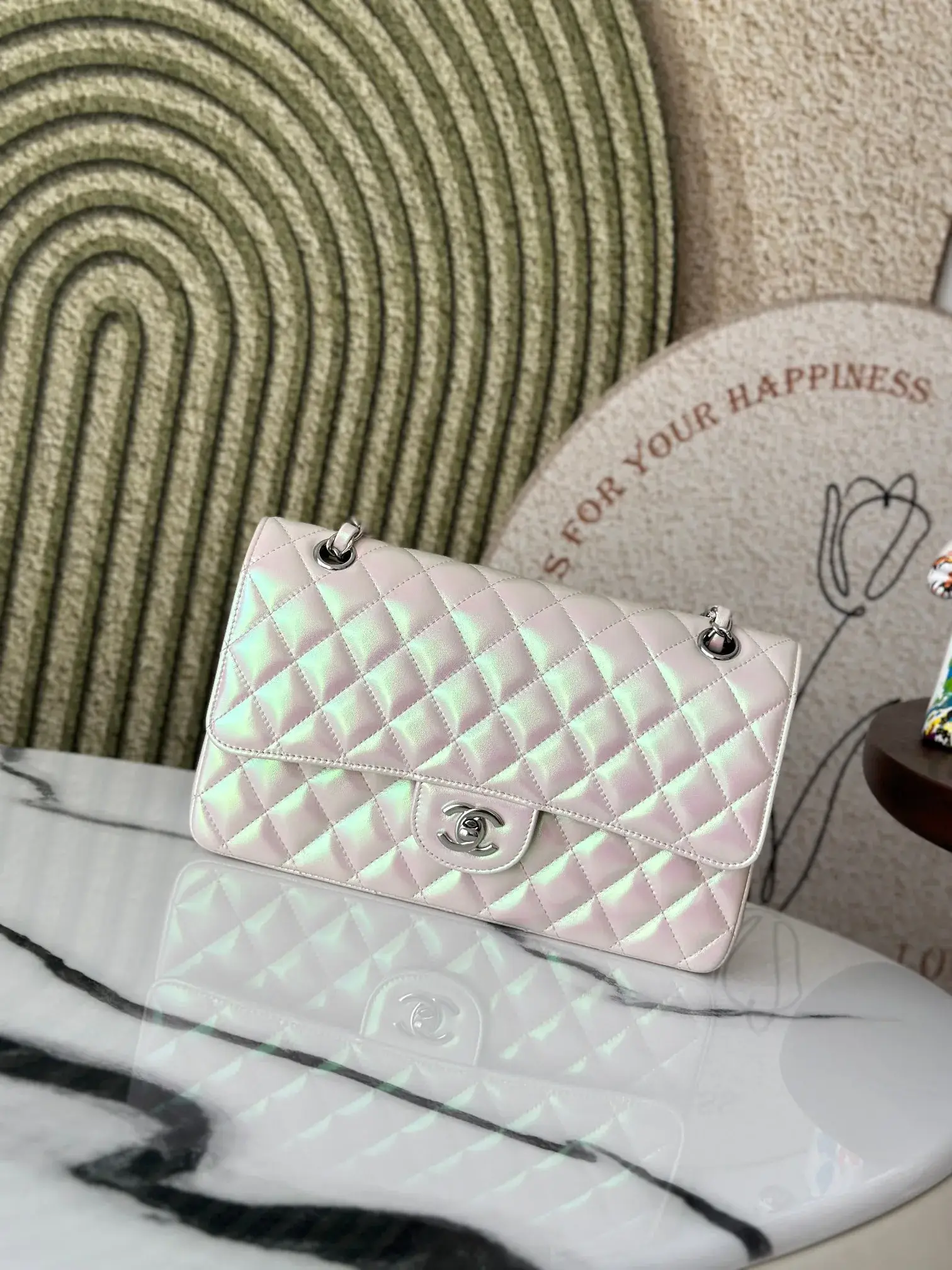 Chanel Classic Flap Pink Lambskin Shoulder Bag product photo from LabelPicks
