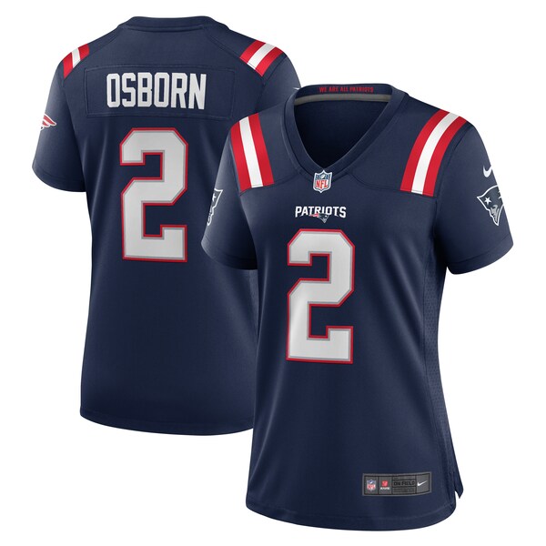 K.J. Osborn New England Patriots Nike Women's  Game Jersey -  Navy