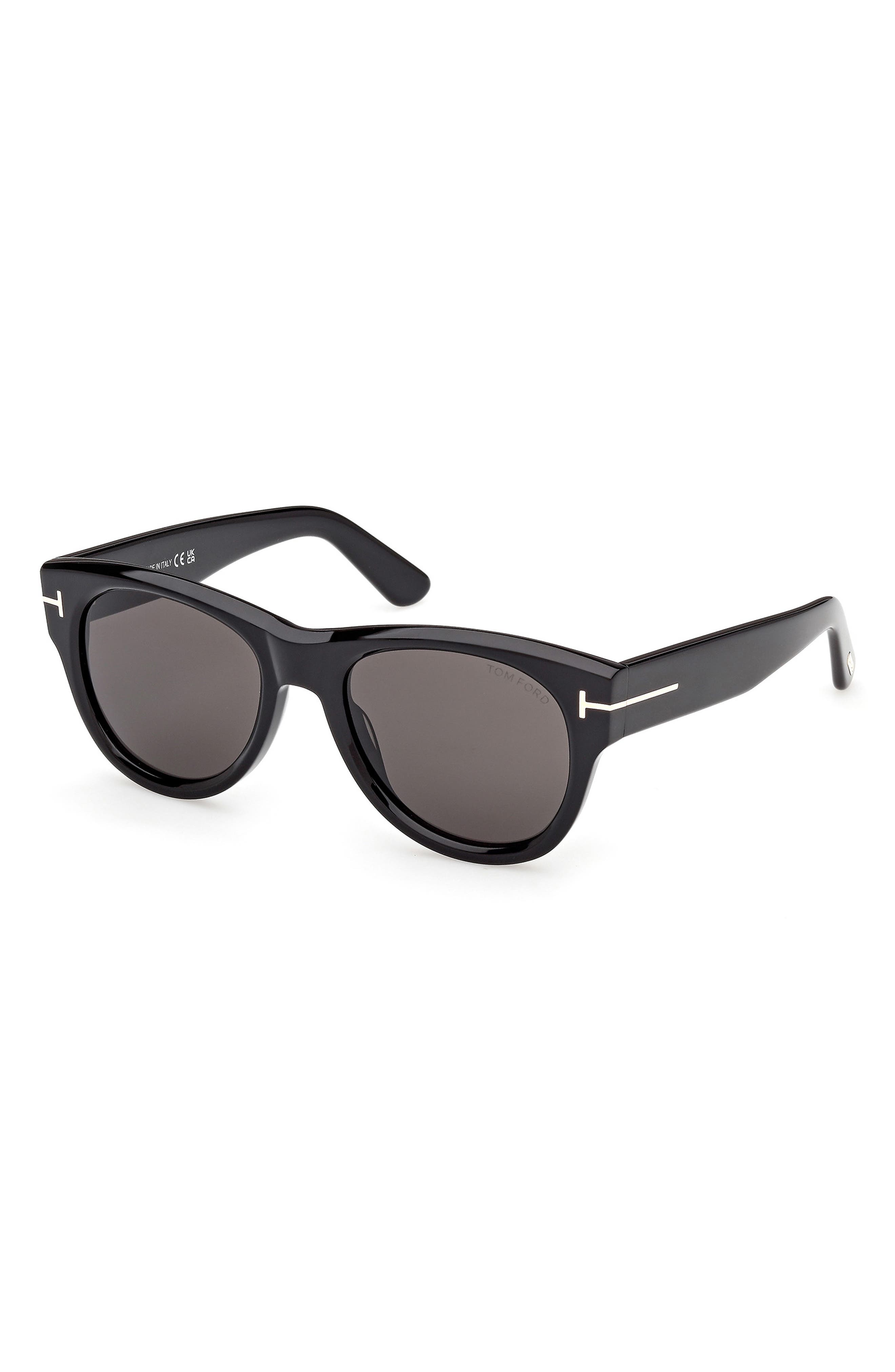 TOM FORD 52mm Round Photochromic Sunglasses