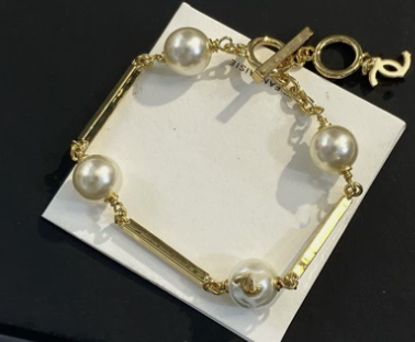 Solvellae Golden Blossom Pearl Branch Brooch