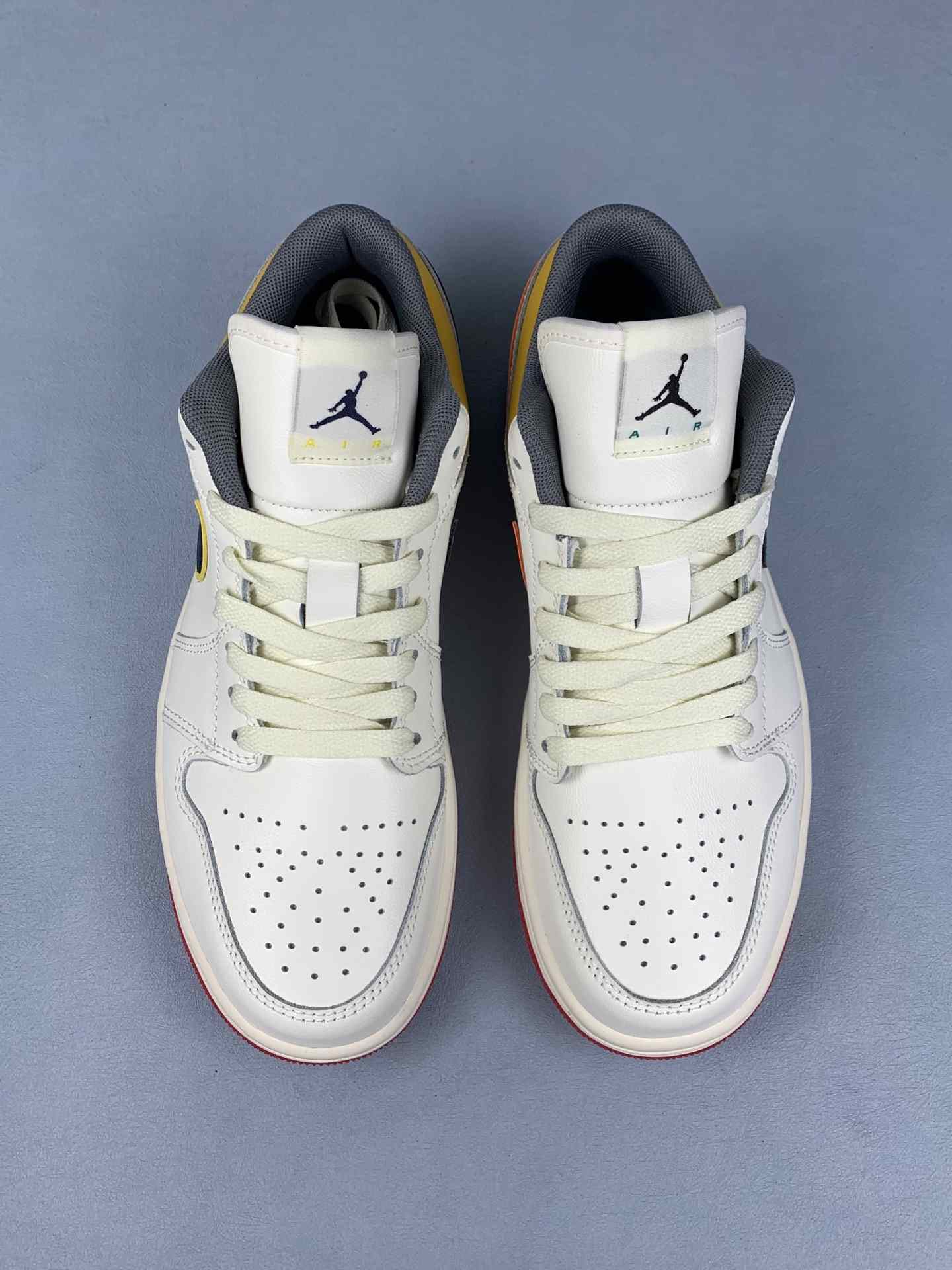 Air Jordan 1 Low Premium 'Sail and Yellow Ochre' Shoes