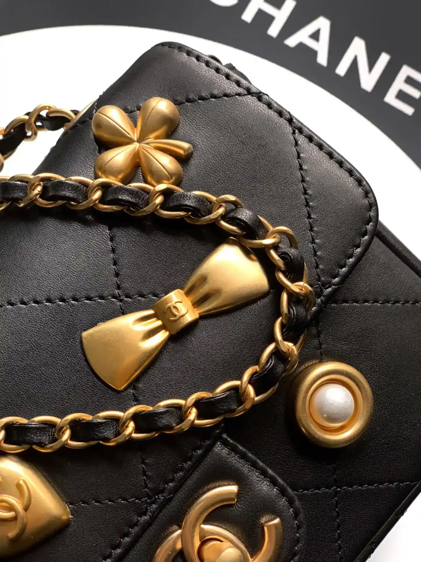 Chanel Classic Flap Black Quilted Leather Crossbody Bag product photo from LabelPicks