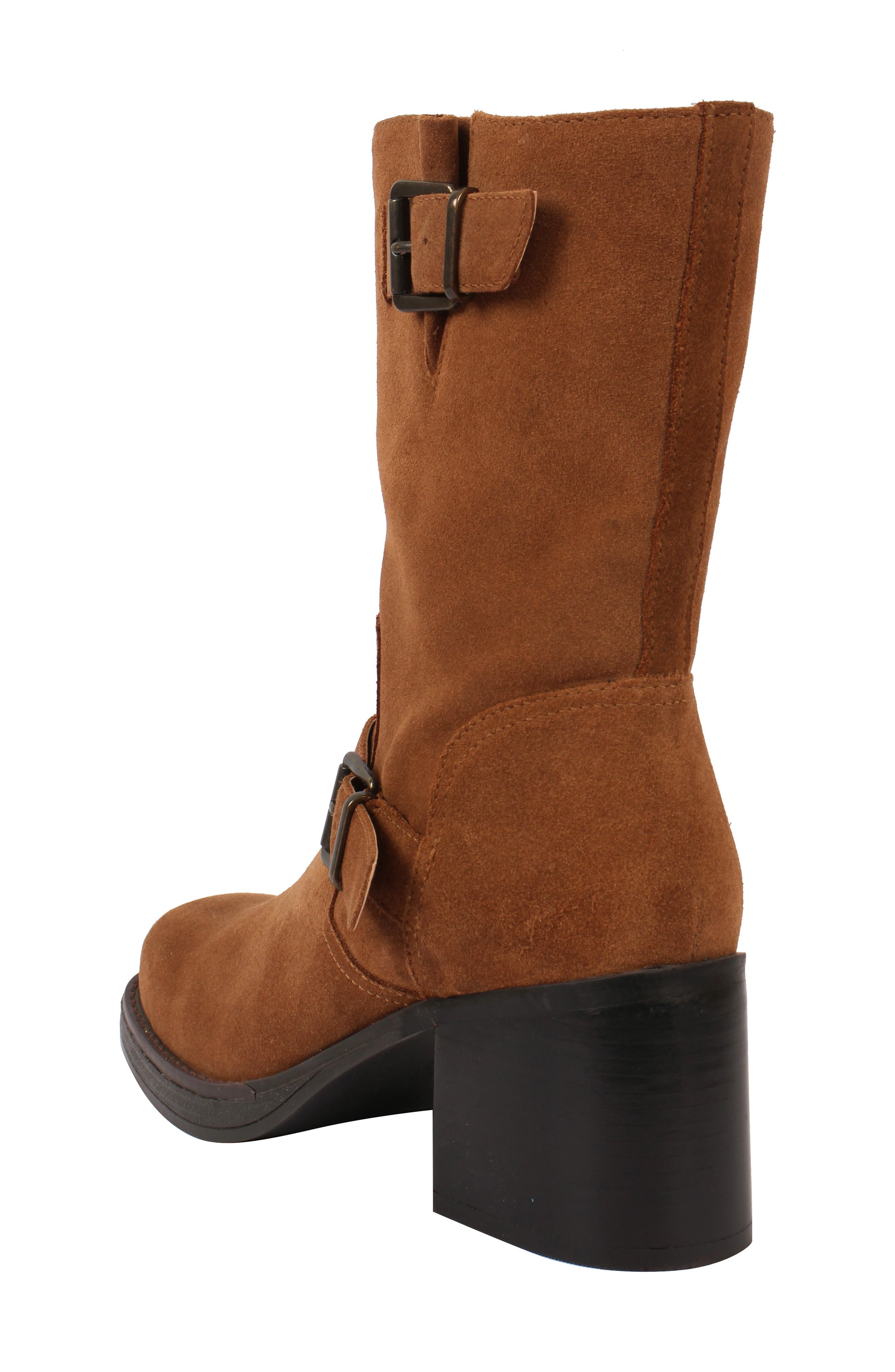 Kenneth Cole Janice Block Heel Engineer Boot