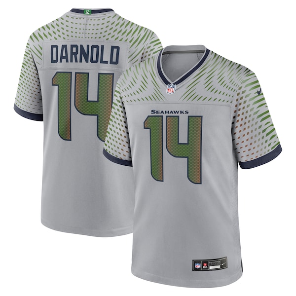 Sam Darnold Seattle Seahawks Nike 2025 Rivalries Collection Game Jersey - Wolf Gray