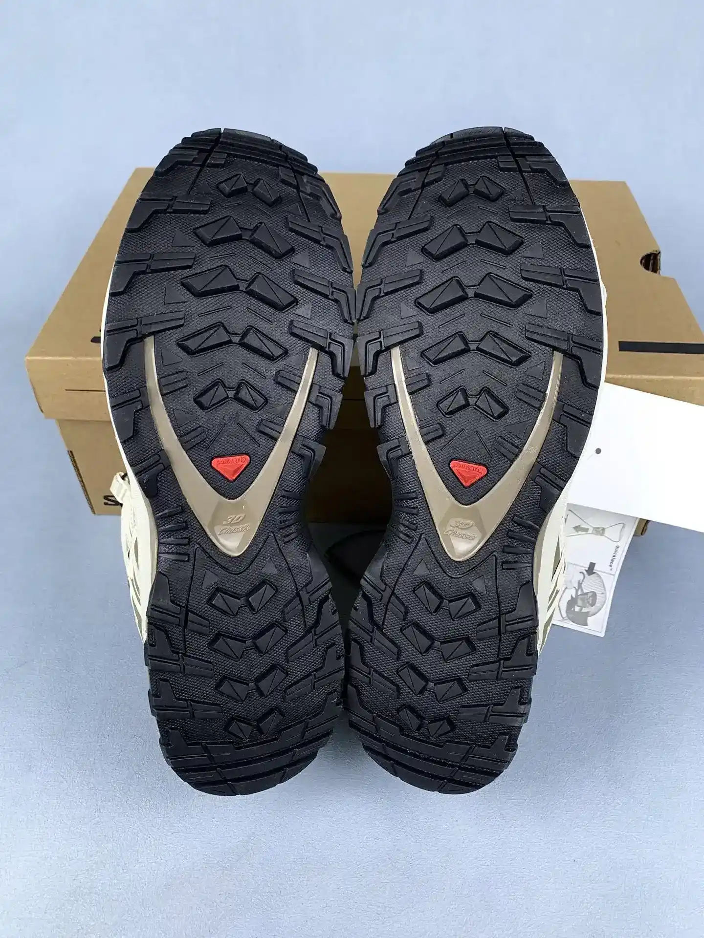 Salomon XA PRO 3D “Stone Gray Almond Milk” Shoes product photo from LabelPicks