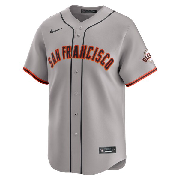 San Francisco Giants Nike Away Limited Custom Jersey - Gray