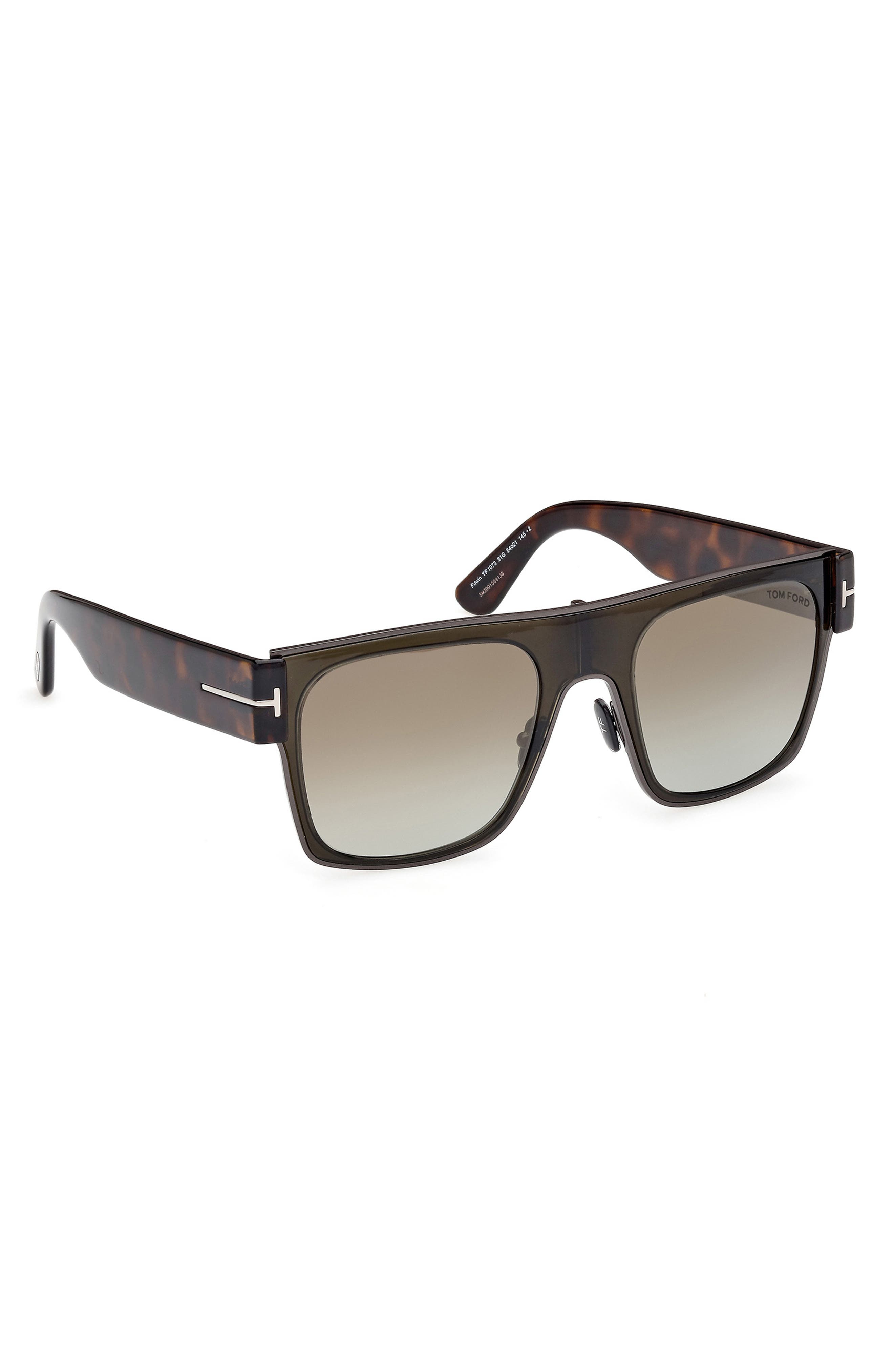 TOM FORD Edwin 54mm Square Sunglasses