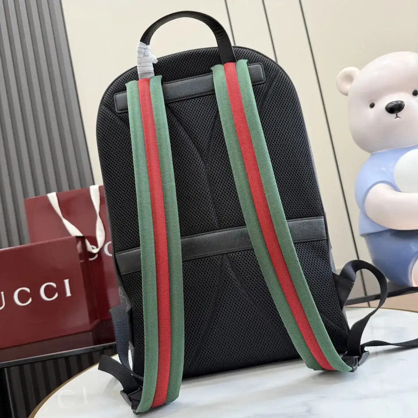 Gucci Black Nylon Backpack product photo from LabelPicks
