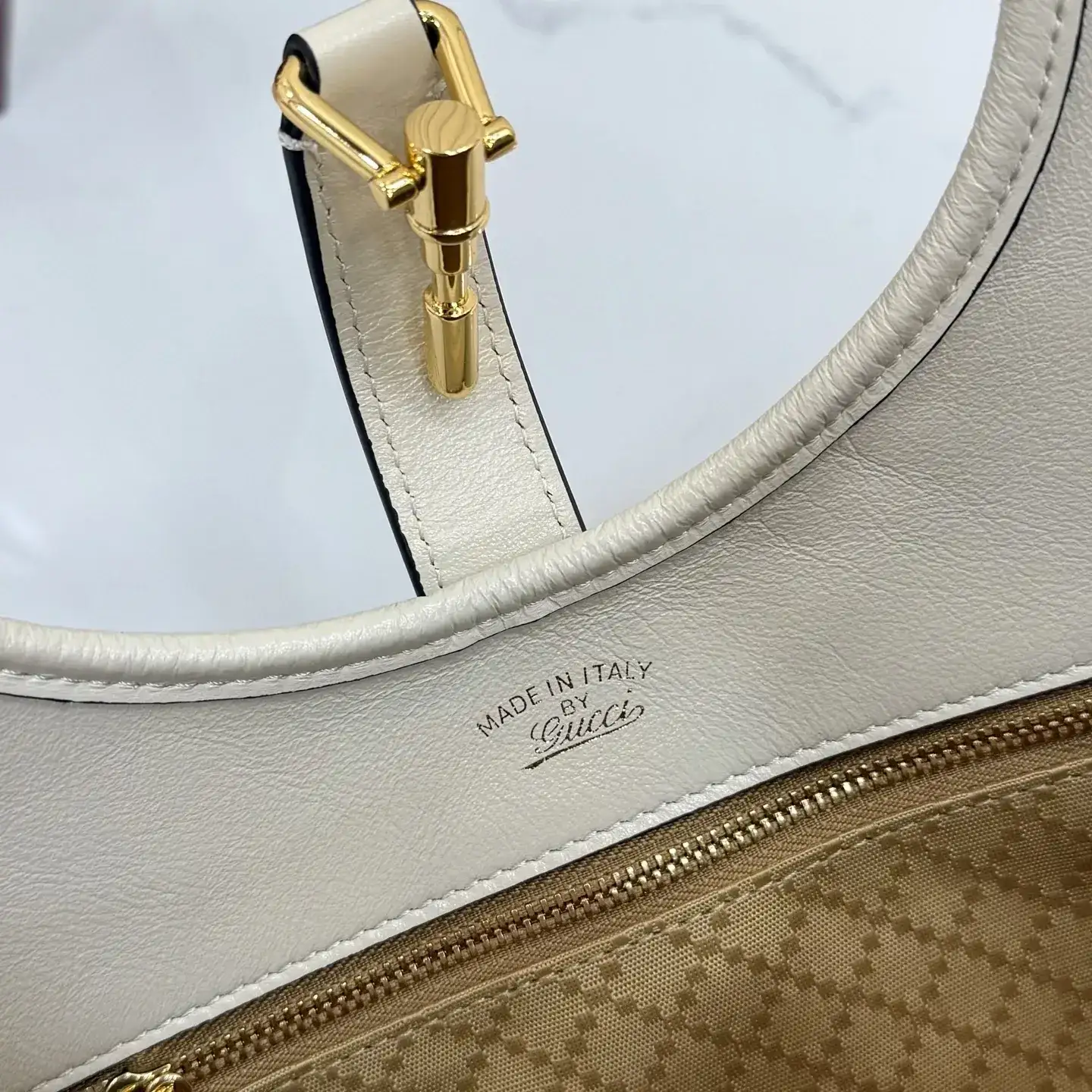 Gucci White Quilted Leather Tote Bag product photo from LabelPicks