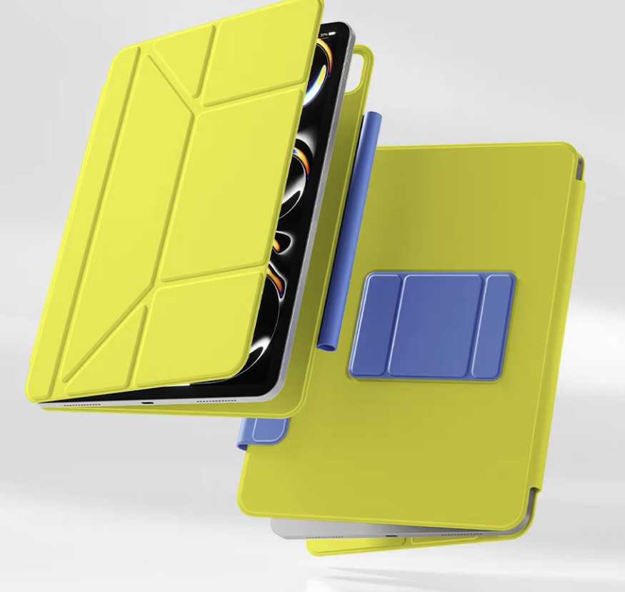 Zoyu Magnetic iPad Standing Case Brand New and Glass Protector - GreshamTech