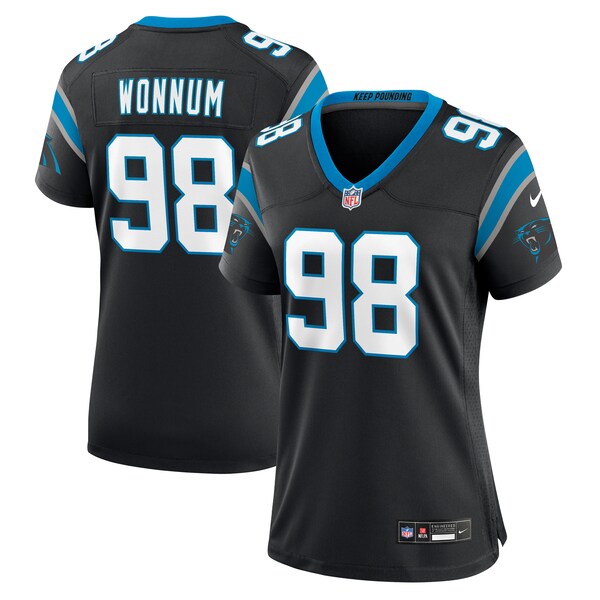 D.J. Wonnum Carolina Panthers Nike Women's  Game Jersey -  Black