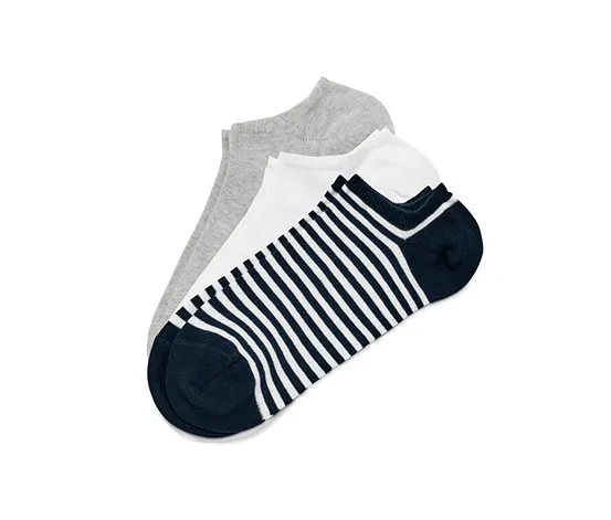 3 Paar Sneakersocken, Basic