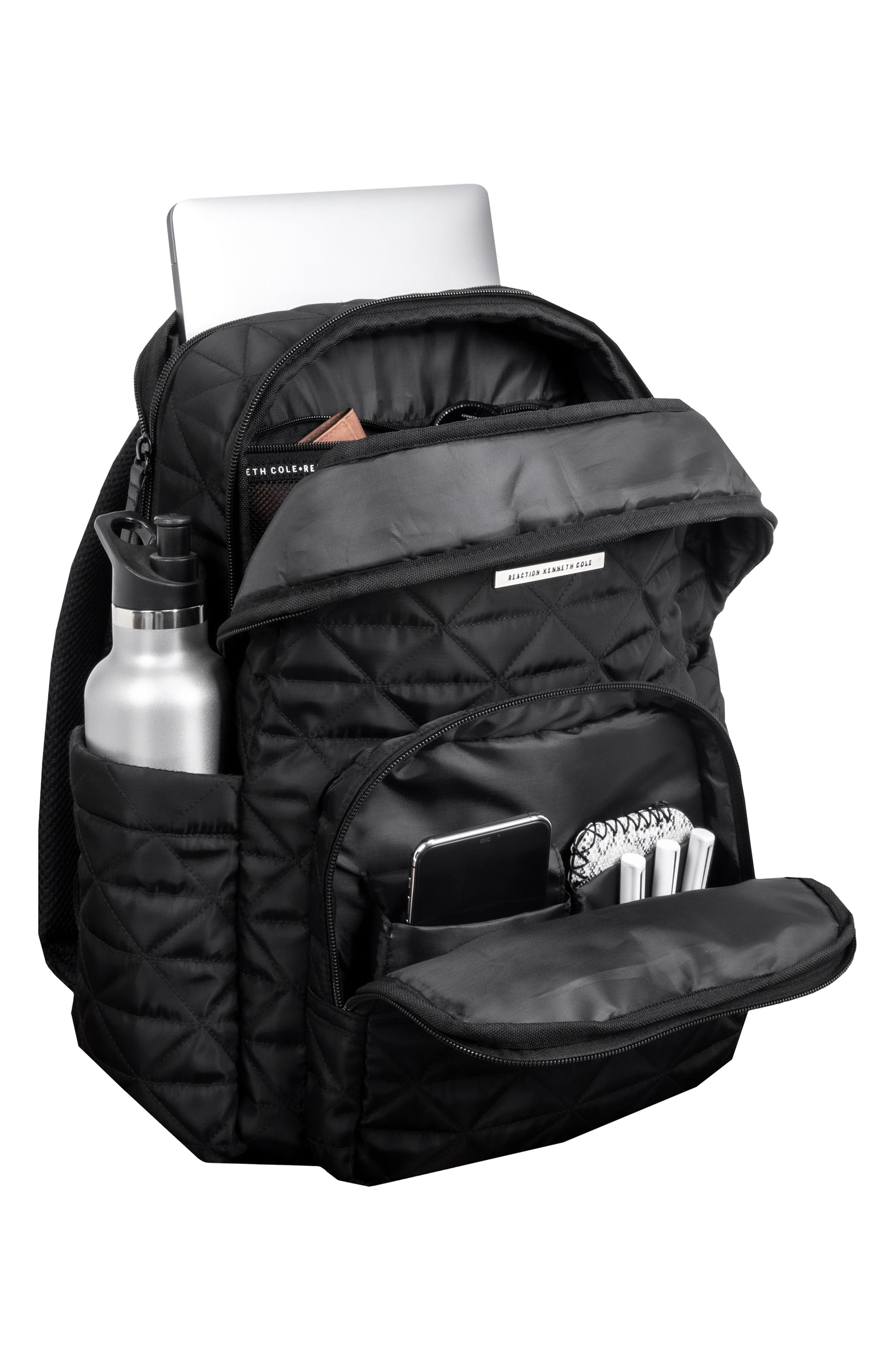 Kenneth Cole Reaction Diamond Tower Carry-On and Emma Laptop Backpack Bundle Set