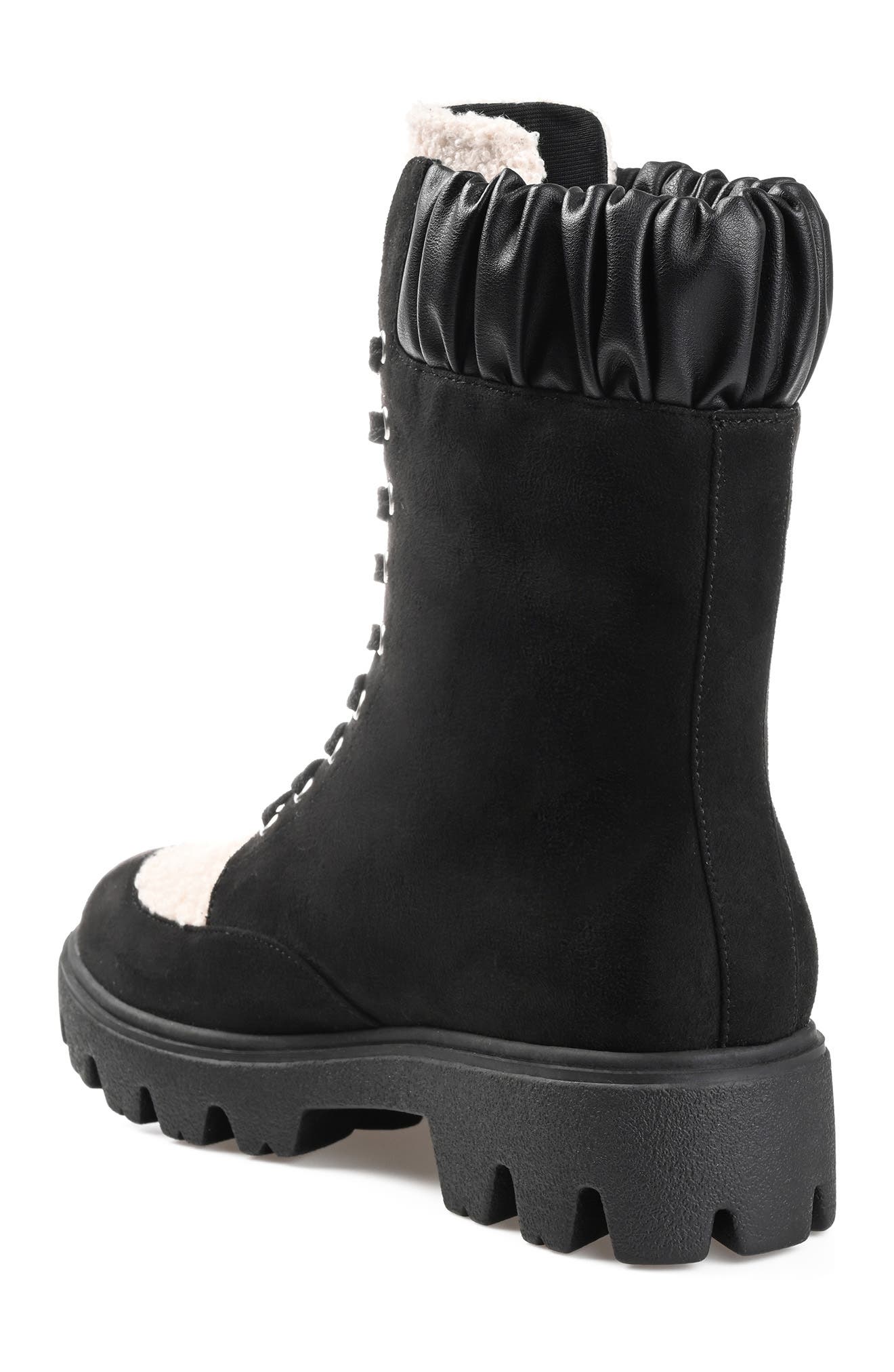 Journee Collection Elibor Faux Shearling Bootie
