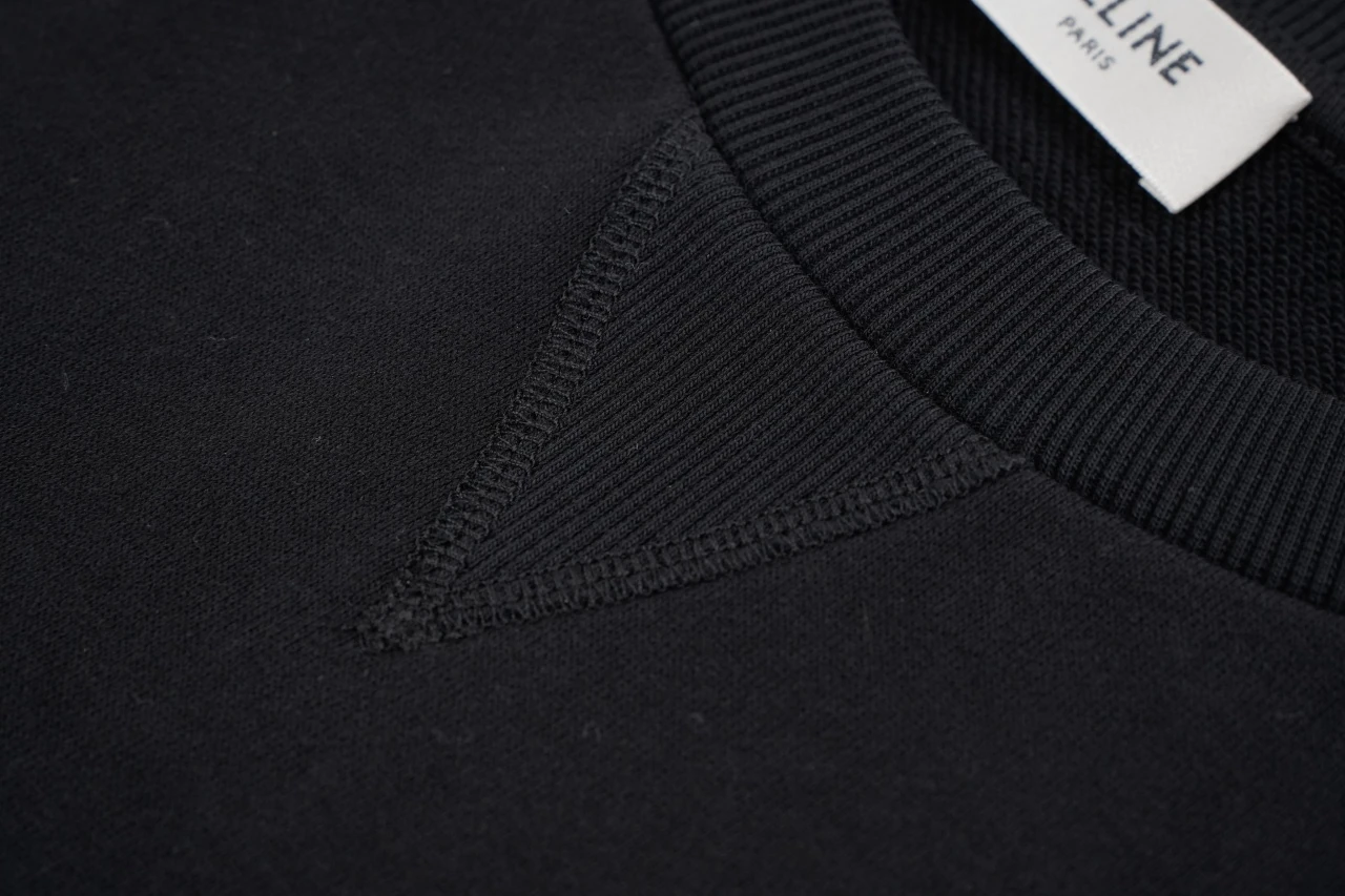 CELINE Black Triomphe Logo Crewneck Sweatshirt product photo from LabelPicks