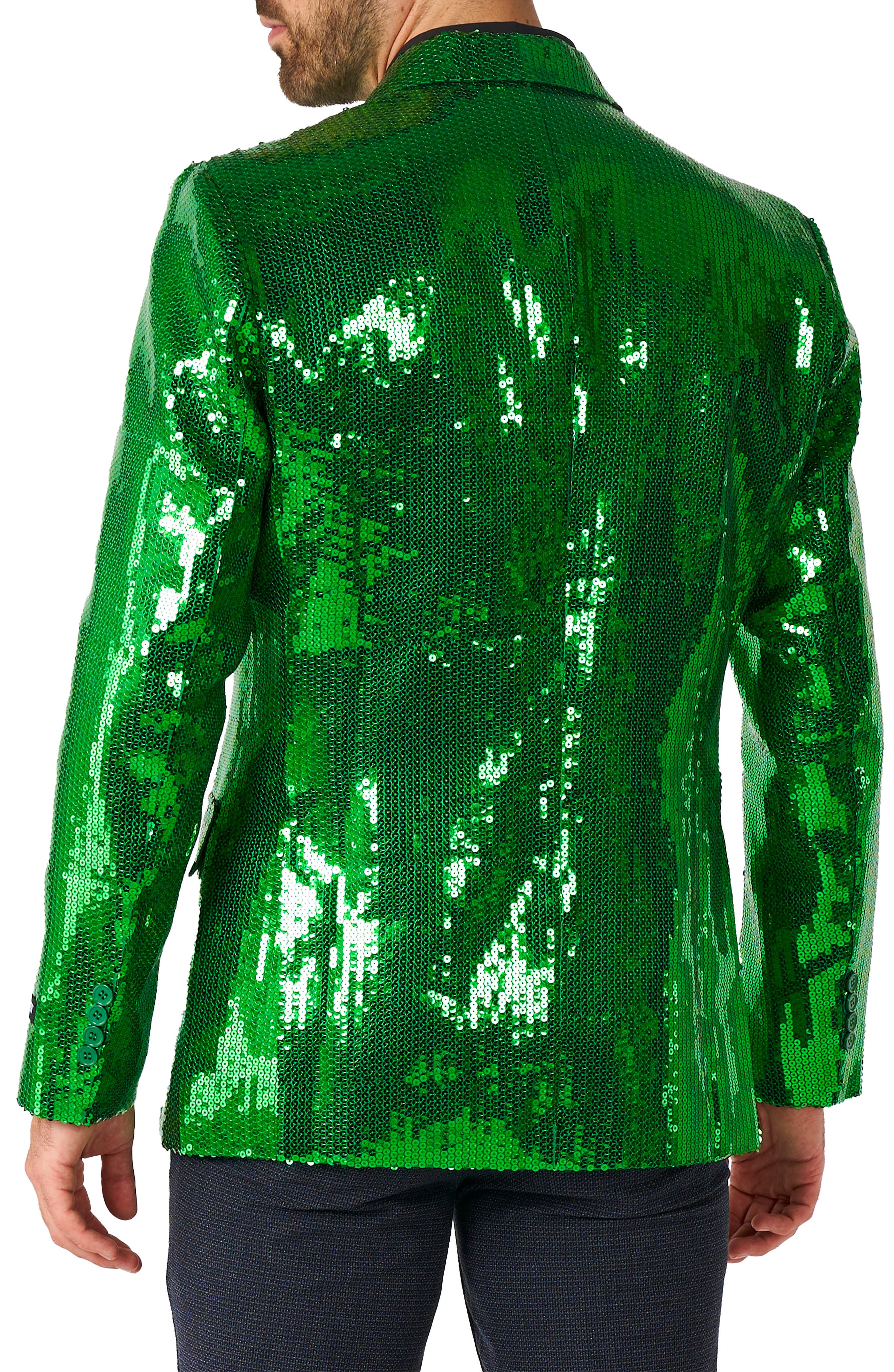 OppoSuits Sequin Green Blazer