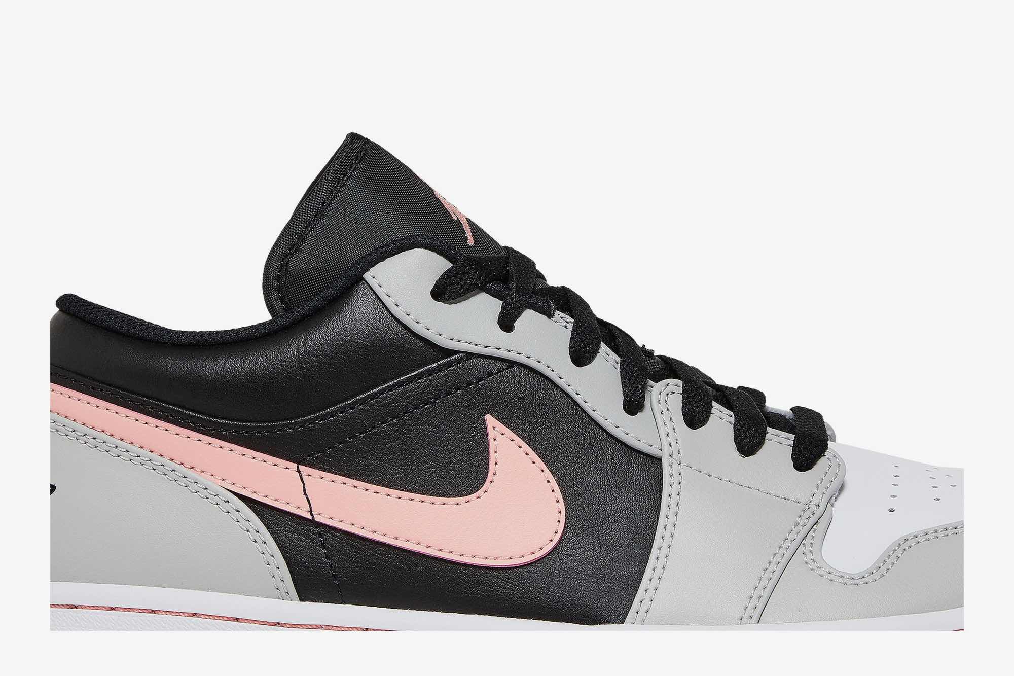 Air Jordan 1 Low ‘Grey Fog Bleached Coral’ 553558-062