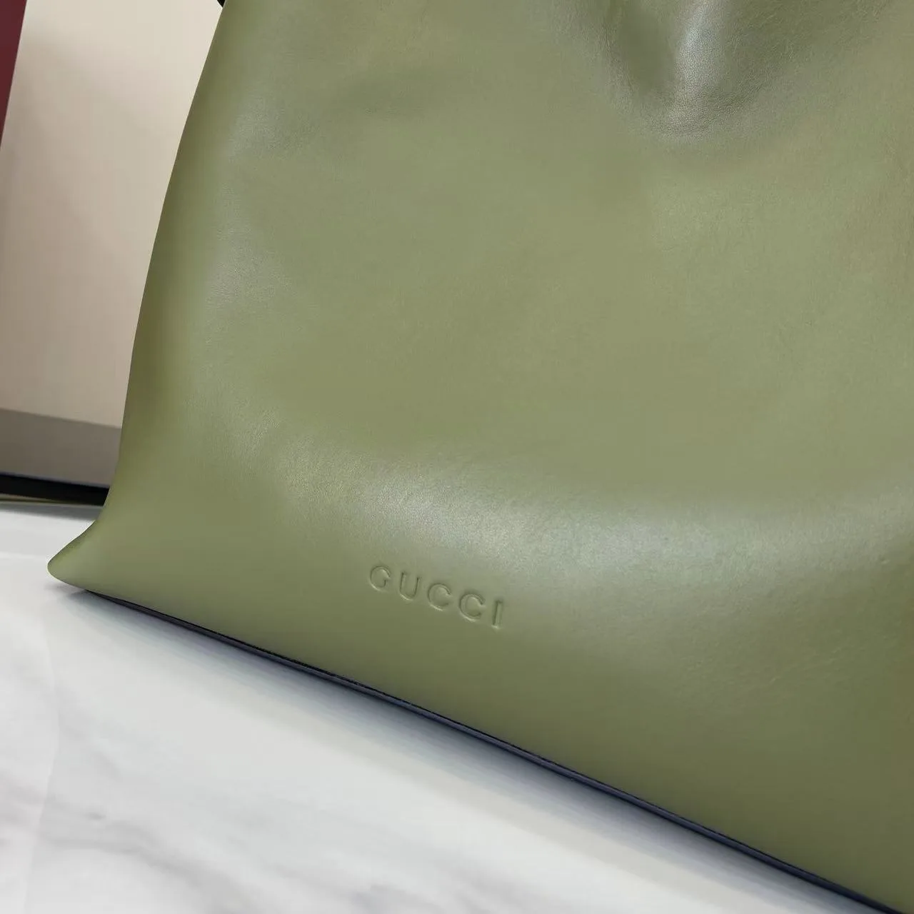 Gucci Green Smooth Leather Tote Bag product photo from LabelPicks
