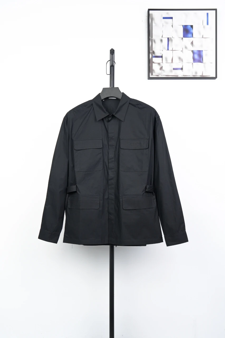 Dior Black Four Pocket Belted Utility Jacket product photo from LabelPicks